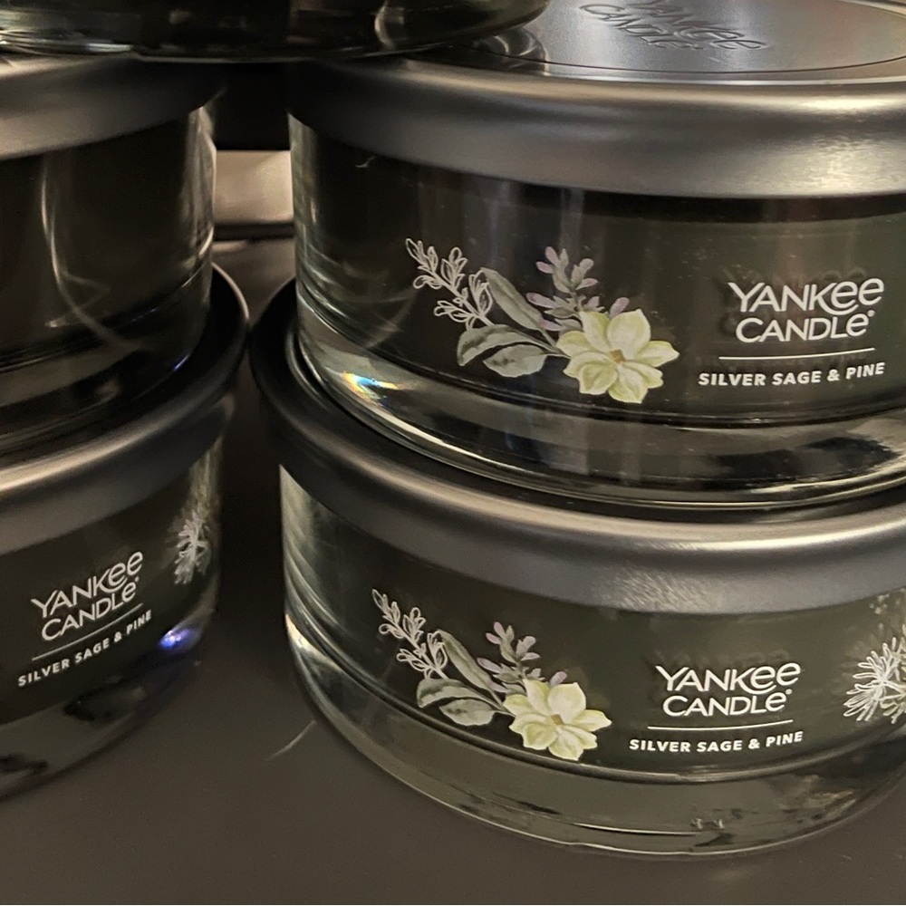 Bundle of 2 brand new Silver Sage and Pine 12 oz. Yankee Candles